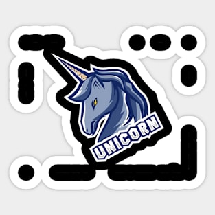 Unicorn art Sticker